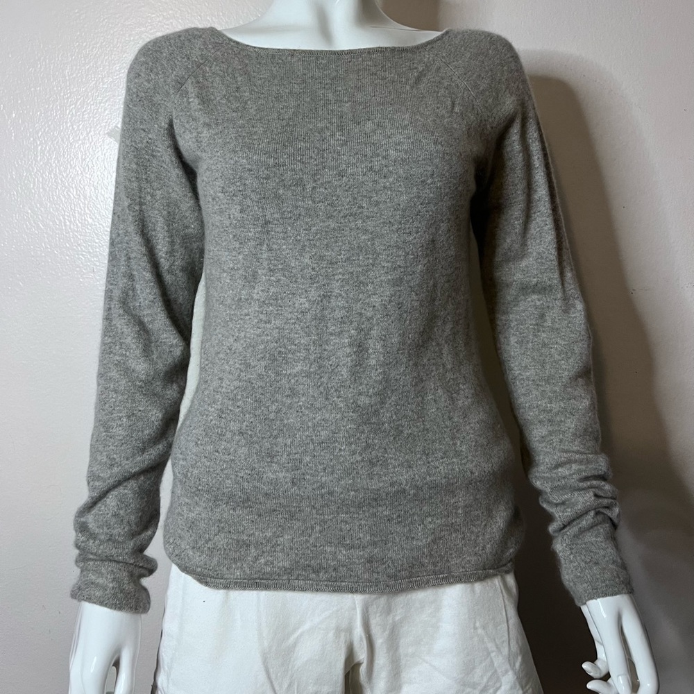 INC 100% Cashmere Sweater Médium Gray